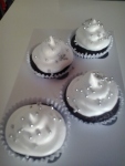 Mini cupcakes - chocolate com Marshmallow